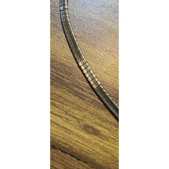 Pure 100 By Danecraft Gold Over 10.0% Silver Chain Necklace Made In Italy - Picture 5 of 6